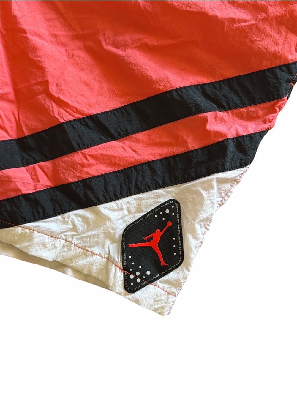 Rare Vintage Jordan Nylon Shorts Coral Pink Jumpman Y2K Size XL - Picture 3 of 4